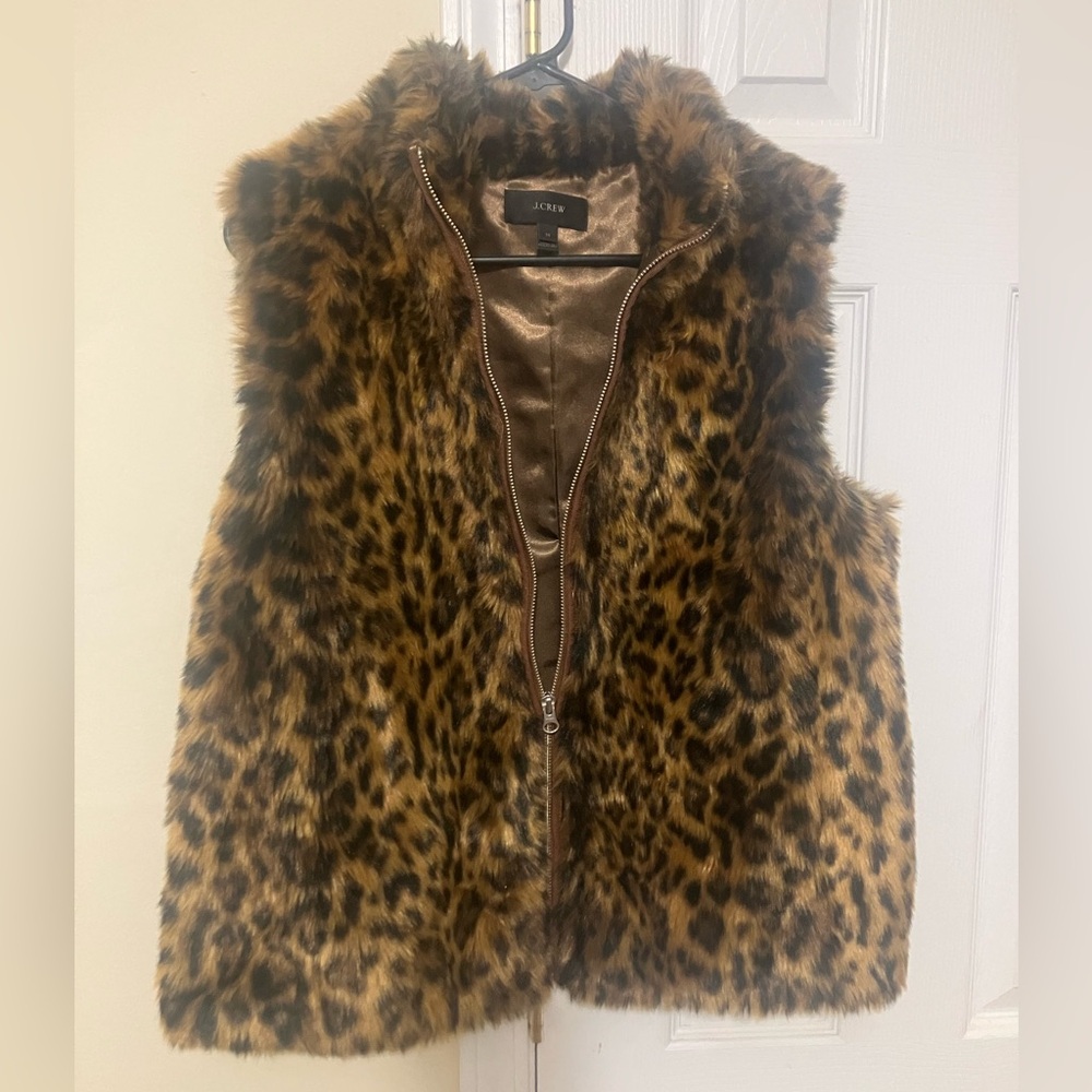 J.Crew Faux Fur Vest